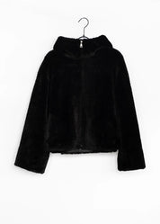 Teddyjacke mit Kapuze