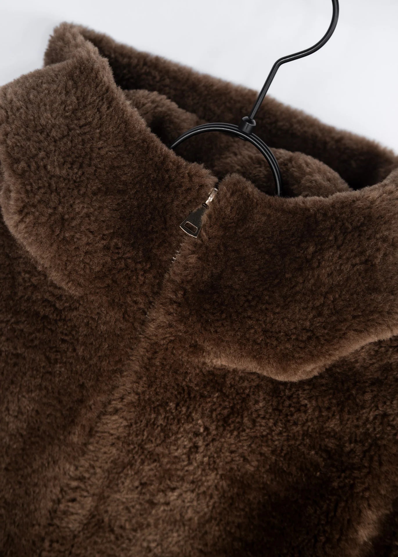 Veste teddy à capuche