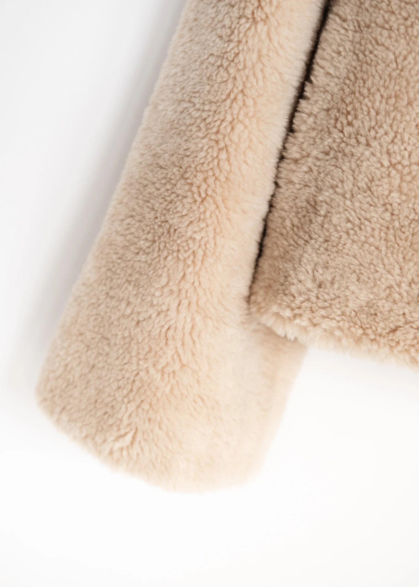 Veste teddy à capuche