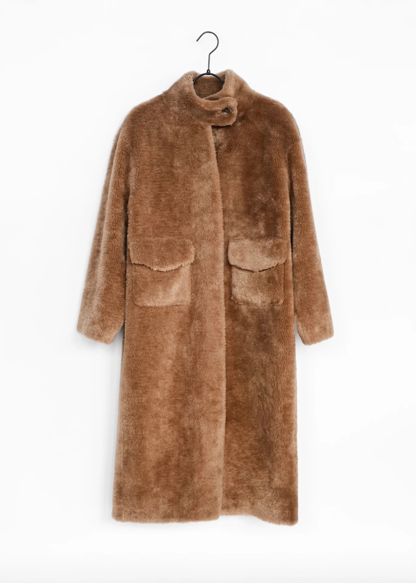 Manteau teddy long