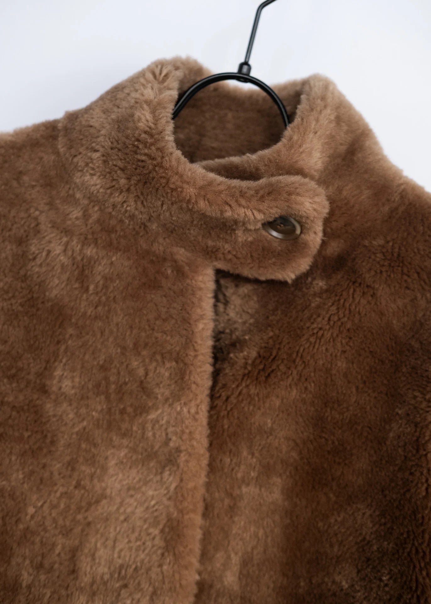 Manteau teddy long