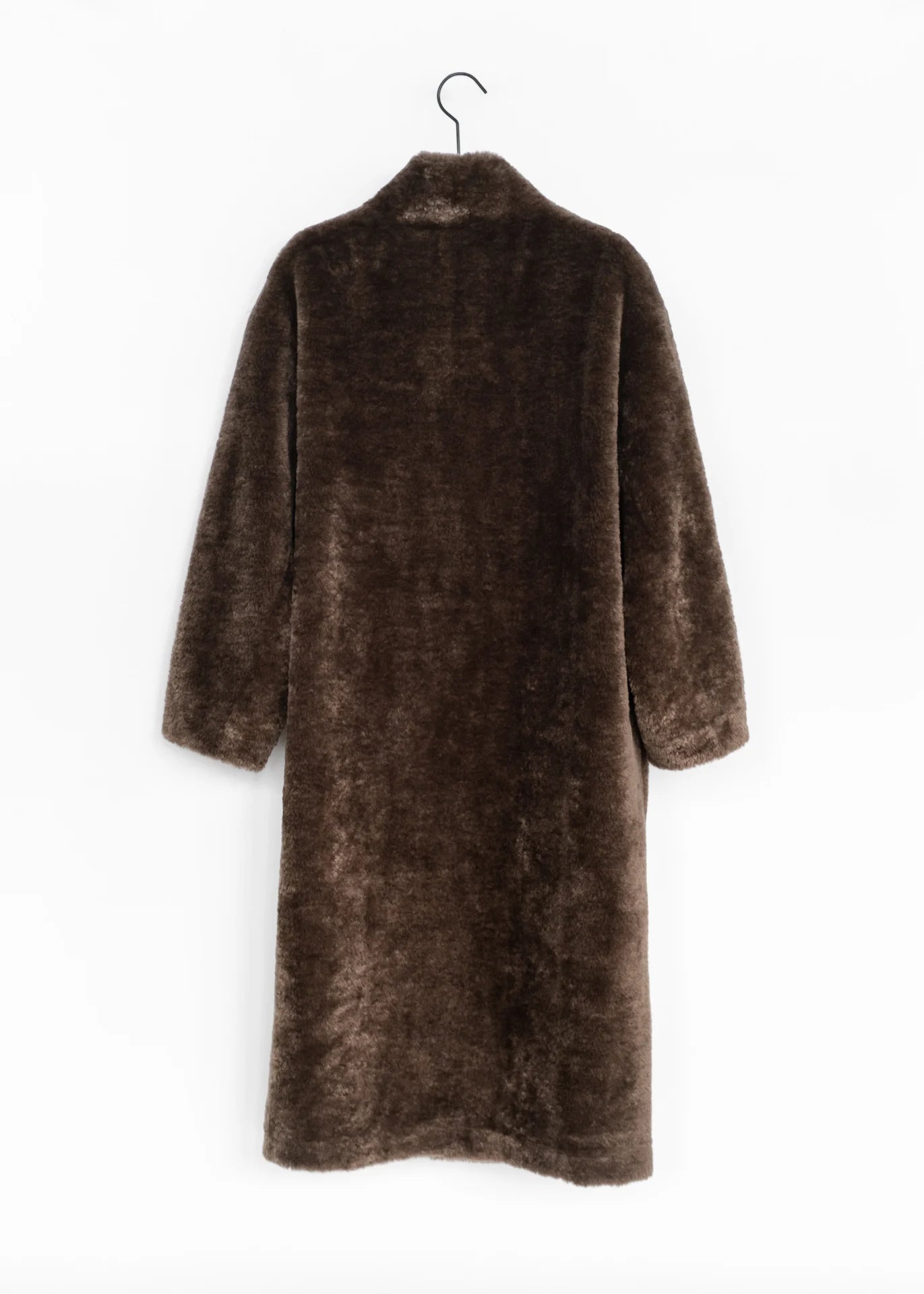Langer Teddy Mantel