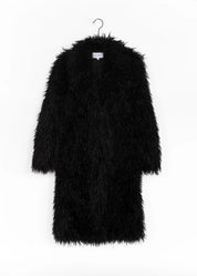 Manteau en fausse fourrure