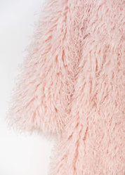 Faux Fur Mantel