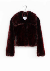Veste en fausse fourrure