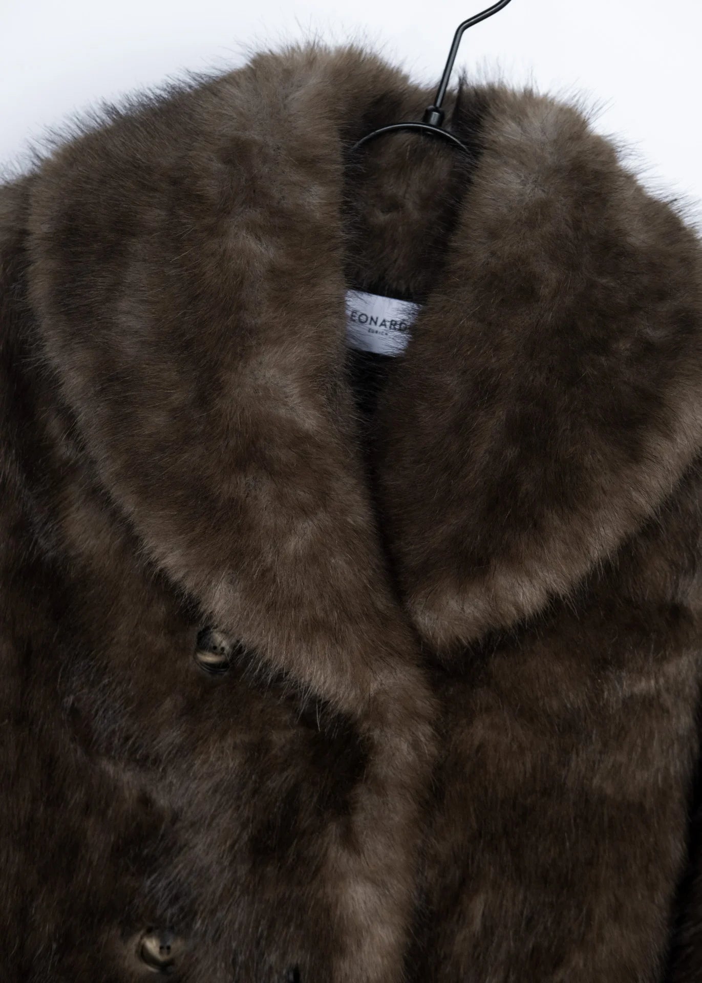 Faux Fur Mantel