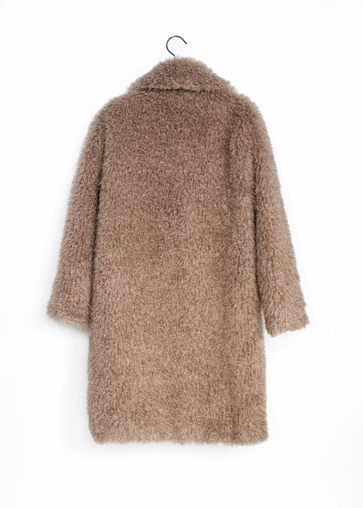 Manteau en fausse fourrure bouclée