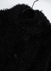 Lockige Faux Fur Jacke