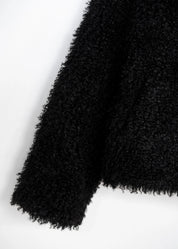 Lockige Faux Fur Jacke