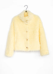 Lockige Faux Fur Jacke