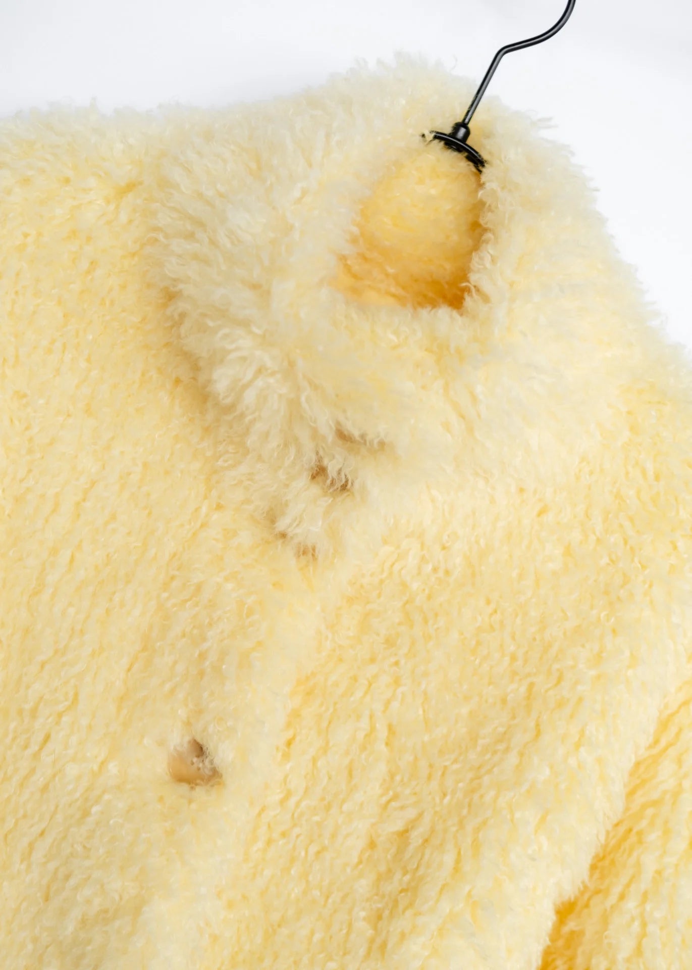 Lockige Faux Fur Jacke