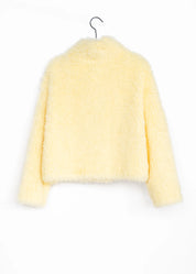 Lockige Faux Fur Jacke
