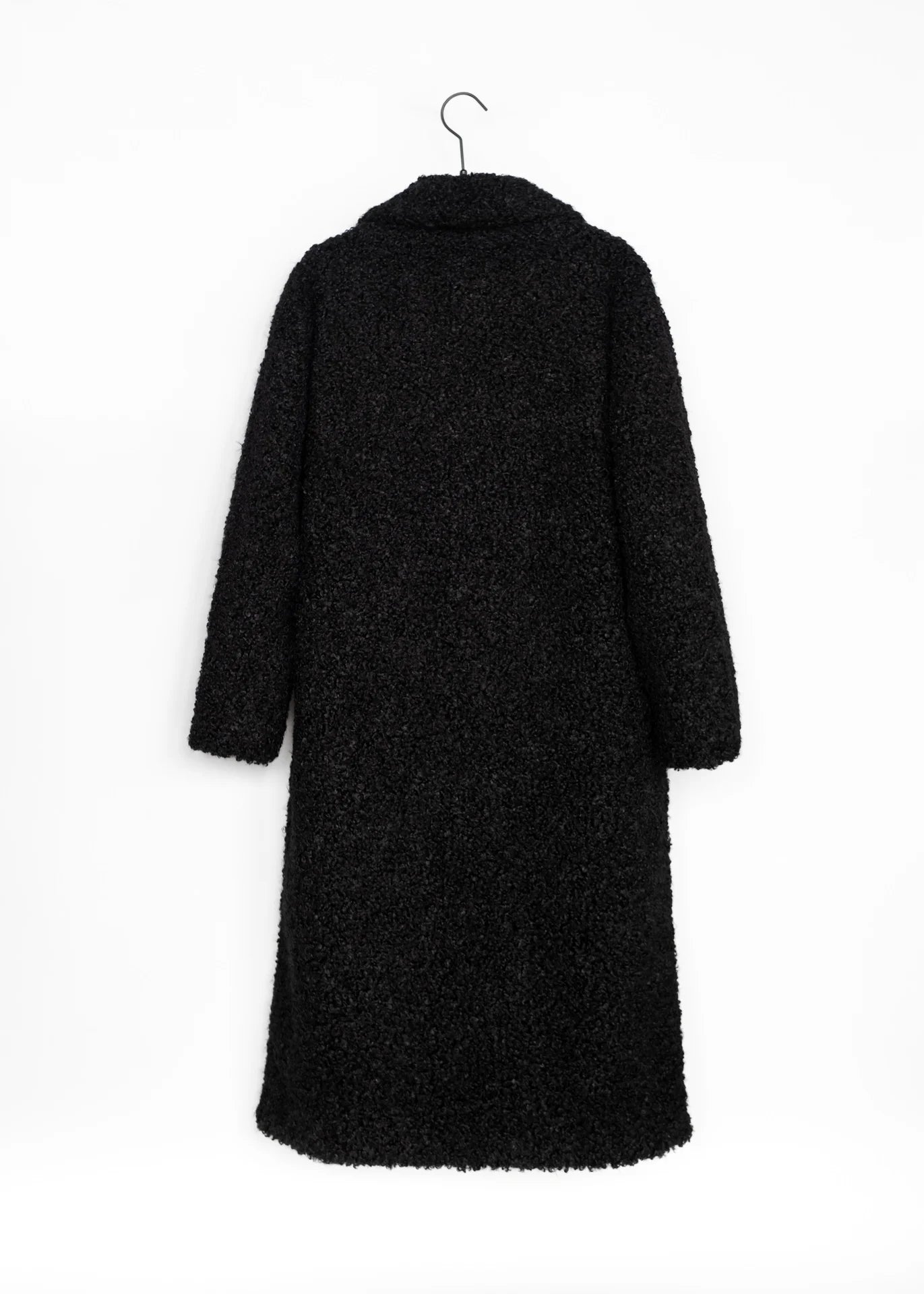 Langer Faux Fur Mantel