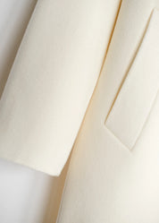 Oversized Wollmantel mit Zweireiher