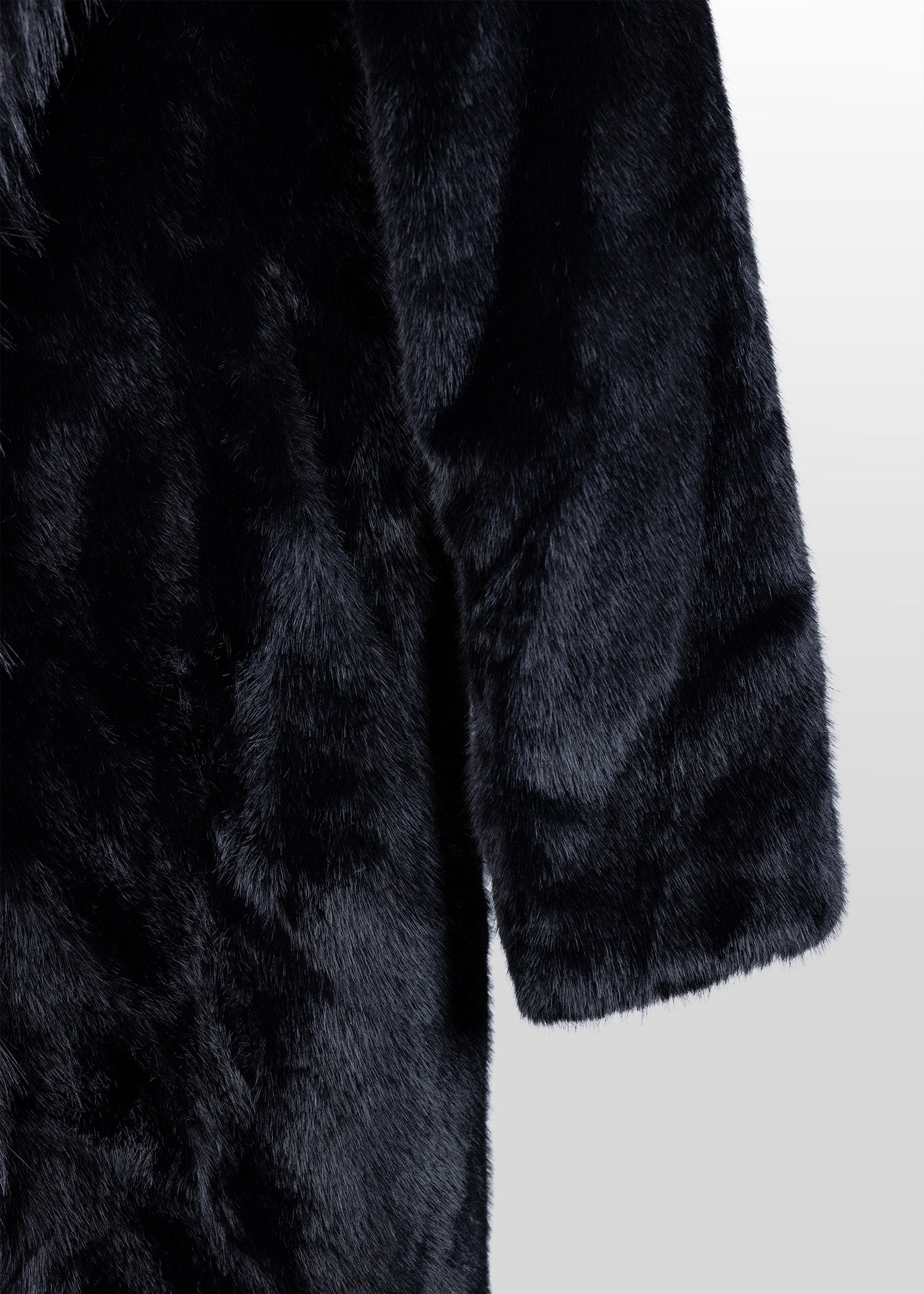 Faux Fur Mantel