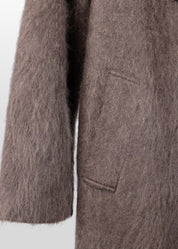Langer Wollmantel