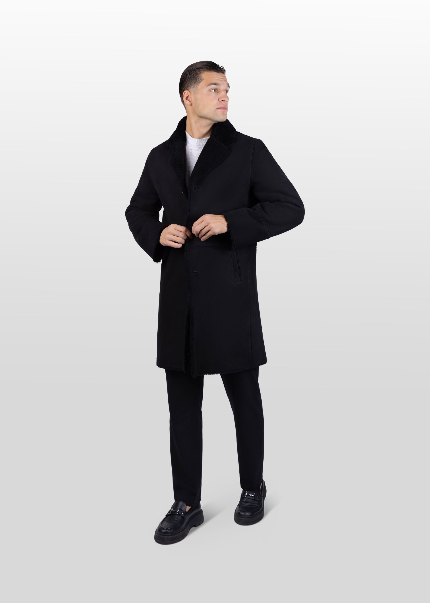 Lammfellmantel Herren
