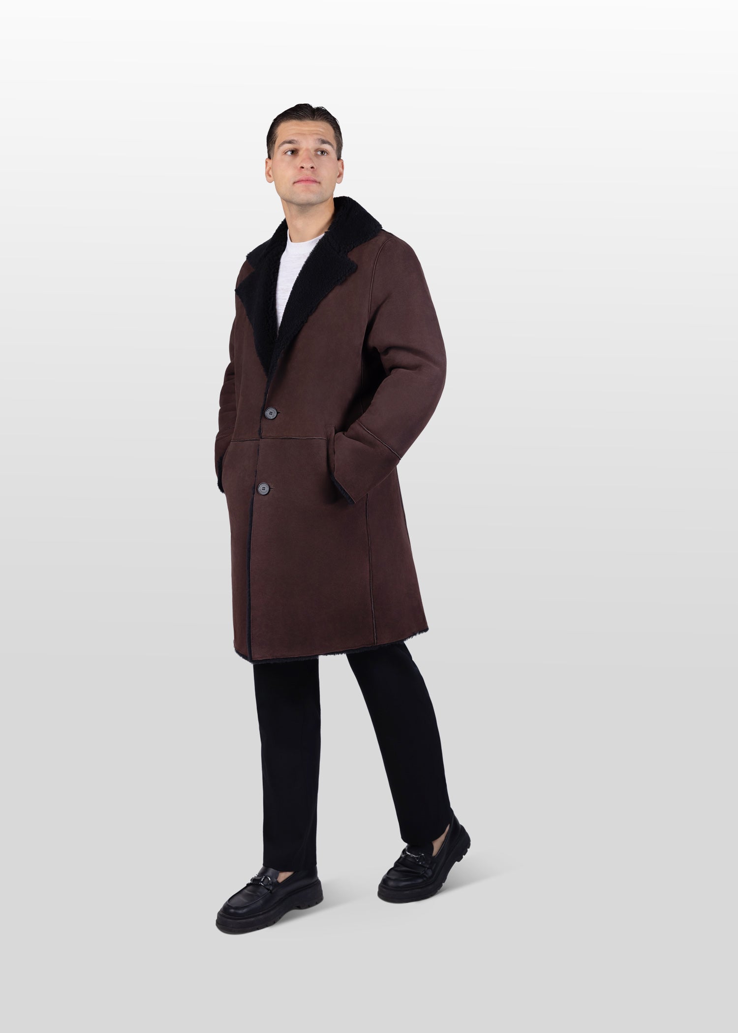 Lammfellmantel Herren