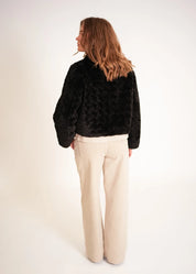 Teddyjacke mit Kragen