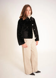 Teddyjacke mit Kragen