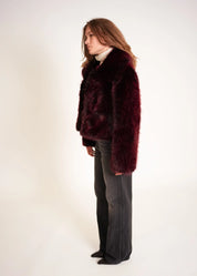 Veste en fausse fourrure