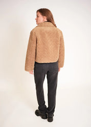 Teddyjacke mit Kragen