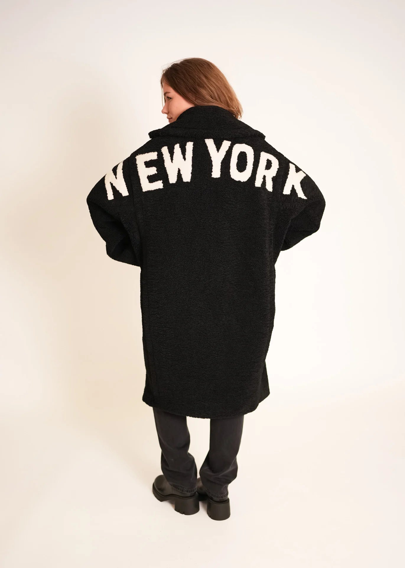 Oversized Teddy Coat – New York