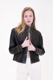 Vintage Lederjacke
