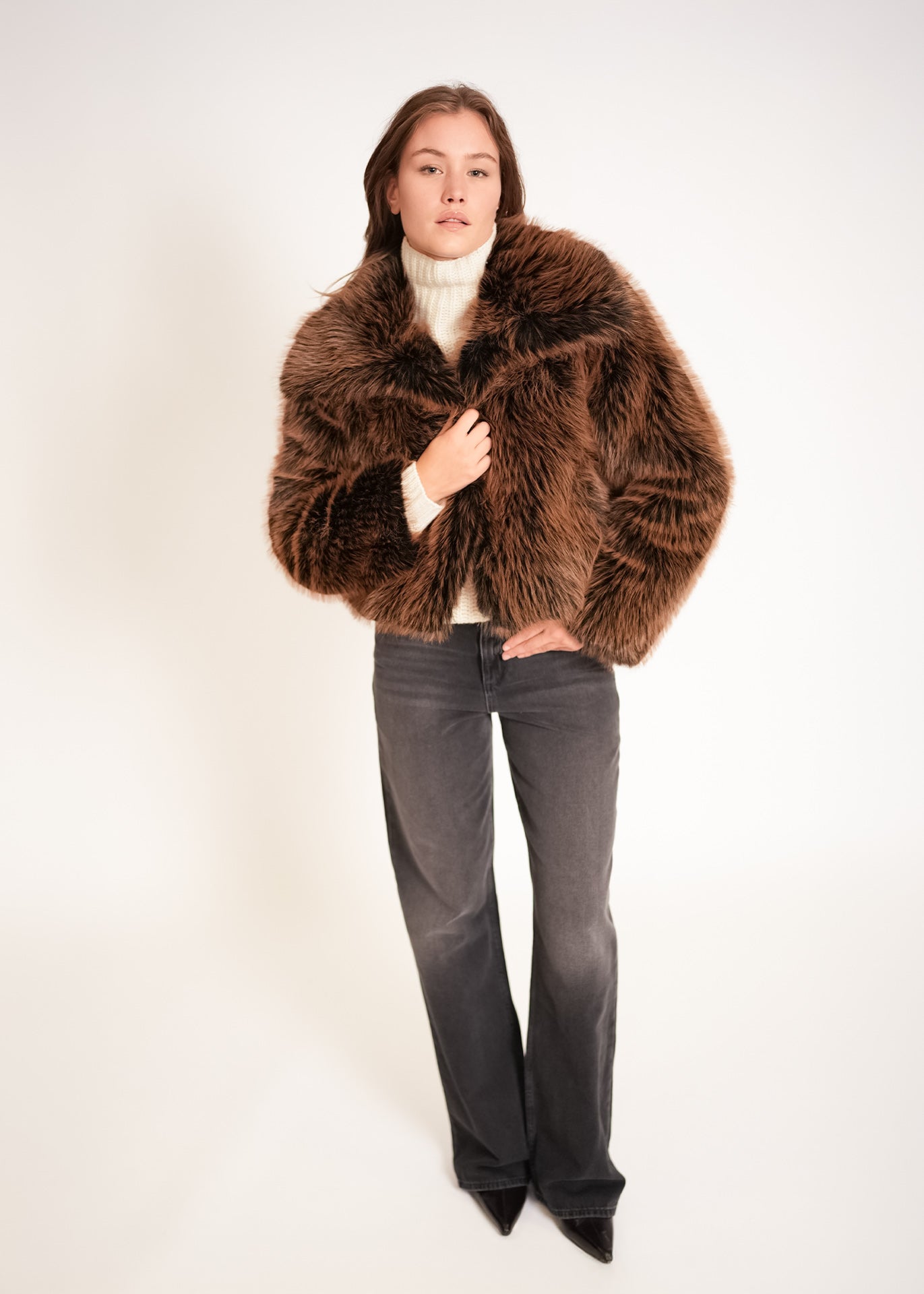 Faux Fur Jacke