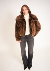 Faux Fur Jacke